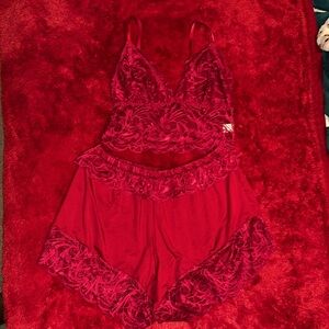Burgundy Lingerie